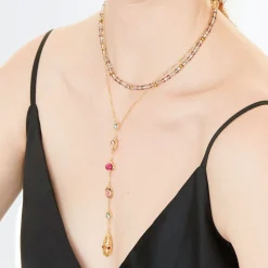 Cascading Gems Y-Necklace*The Met Store Shop