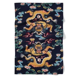Chinese Dragon Rank Badge Apron and Tea Towel Set*The Met Store New