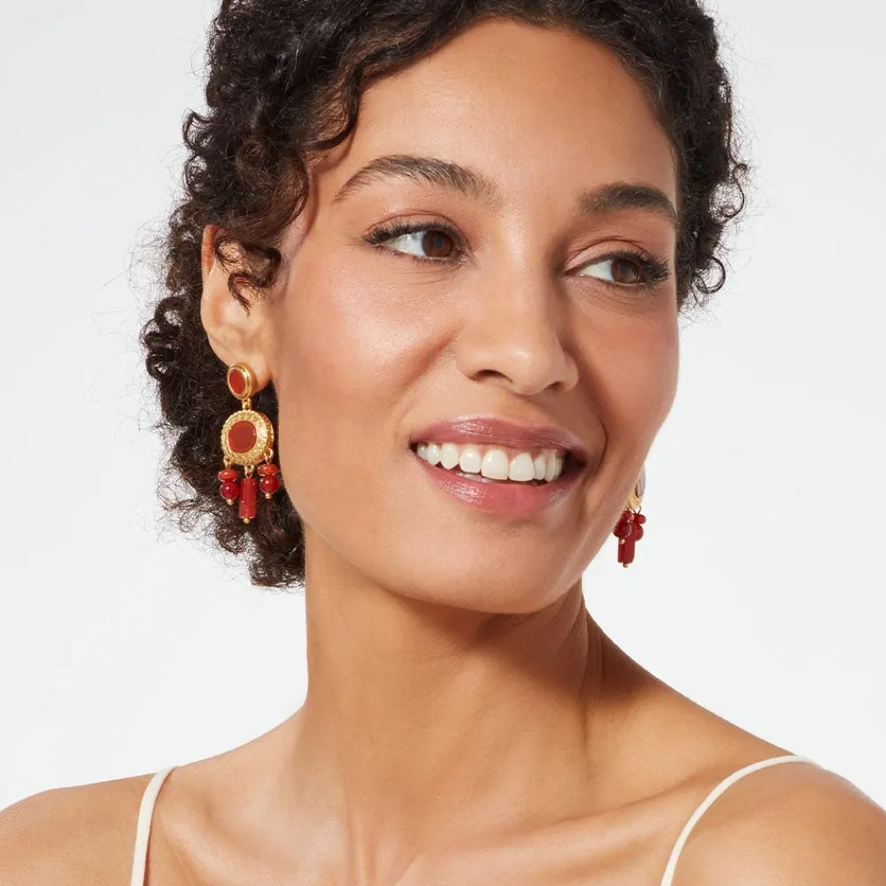 Classical Carnelian Chandelier Earrings*The Met Store Shop