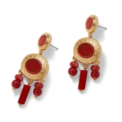 Classical Carnelian Chandelier Earrings*The Met Store Shop