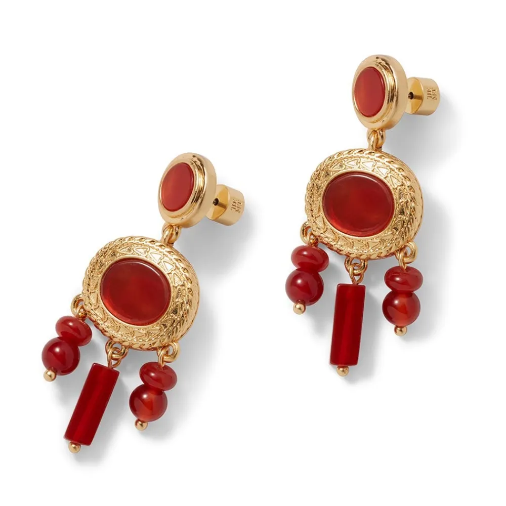 Classical Carnelian Chandelier Earrings*The Met Store Shop