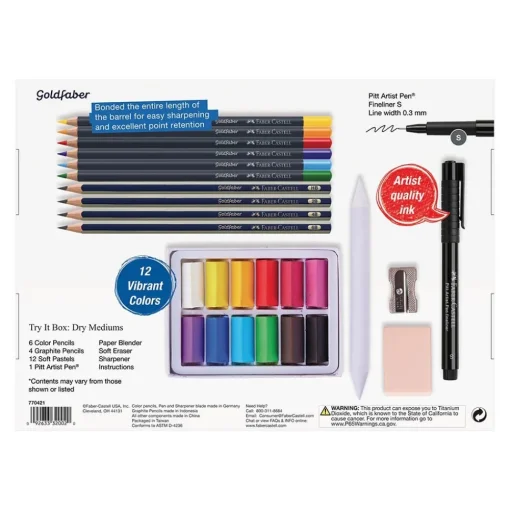 Creative Studio Try It Box: Dry Mediums*The Met Store Shop