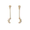 Crescent Moon Drop Earrings*The Met Store Sale