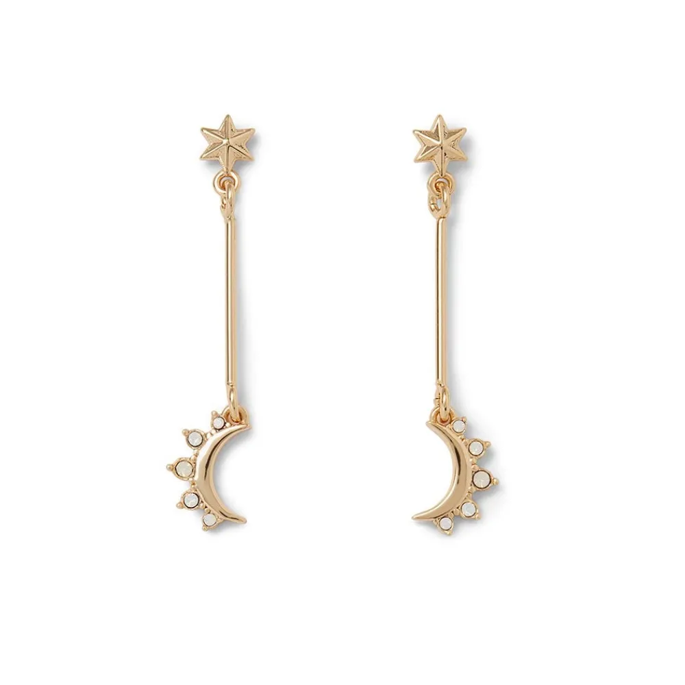 Crescent Moon Drop Earrings*The Met Store Sale