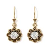 Crystal Rosette Drop Earrings*The Met Store Store