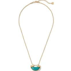 Cypriot Jade Crescent Pendant Necklace*The Met Store Cheap