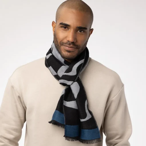 Egyptian Swirled Glass Unisex Oblong Jacquard Scarf*The Met Store Shop