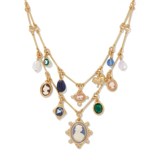 European Cameo Charm Necklace and Drop Earrings Set*The Met Store Flash Sale