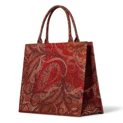 Four Seasons Paisley Oversize Structured Tote*The Met Store Discount