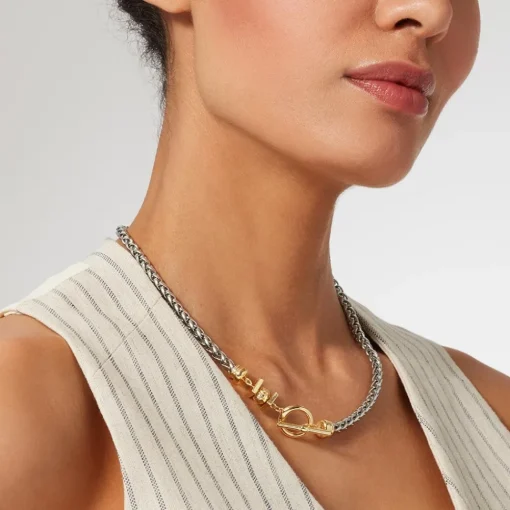 Hellenistic Two-Tone Collar Necklace*The Met Store Clearance
