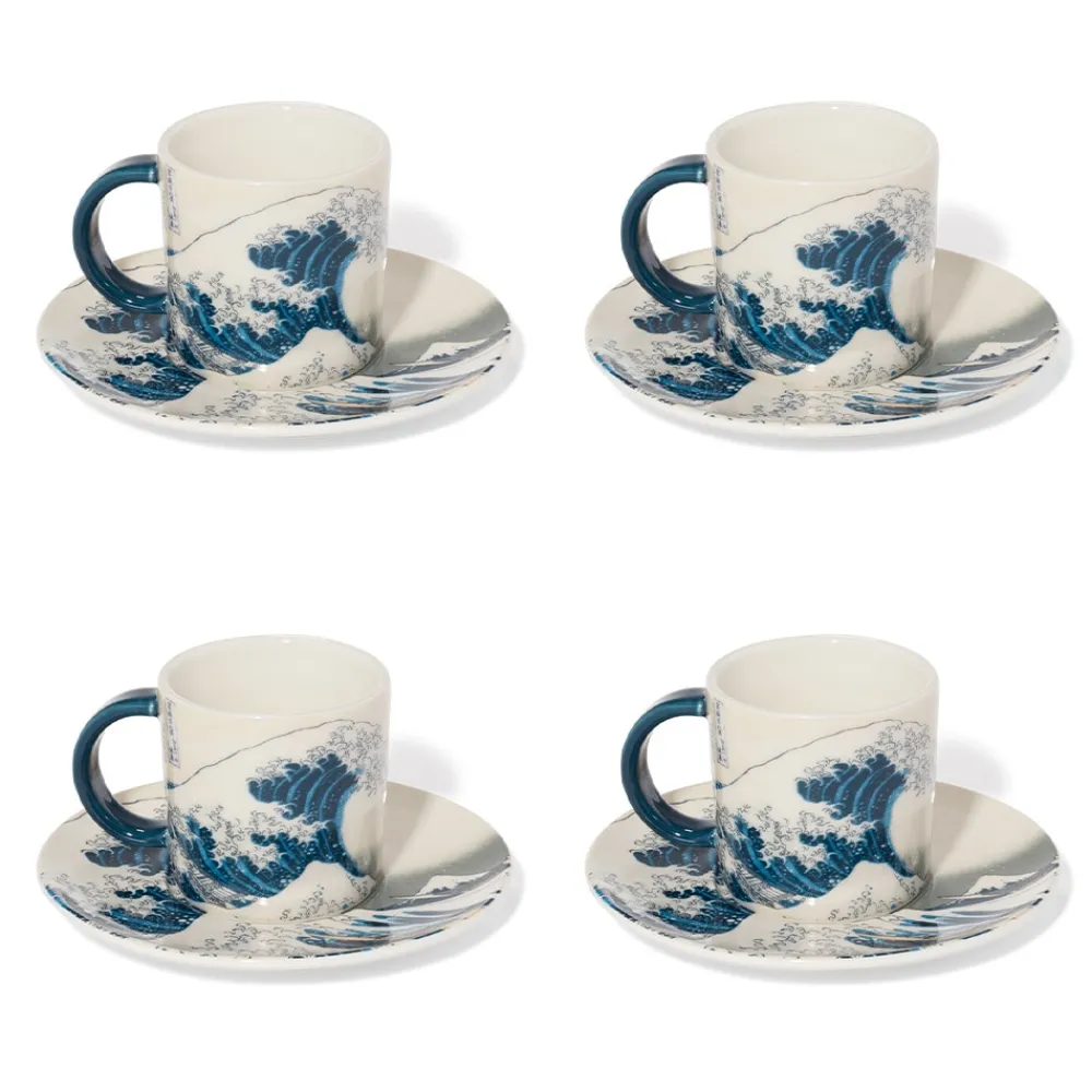 Hokusai Great Wave Espresso Cup and Saucer*The Met Store Outlet