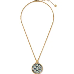 Iznik Cintamani Enamel Pendant Necklace*The Met Store Online