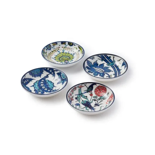 Iznik Garden Oil Cruet and Dipping Bowl Set*The Met Store Best