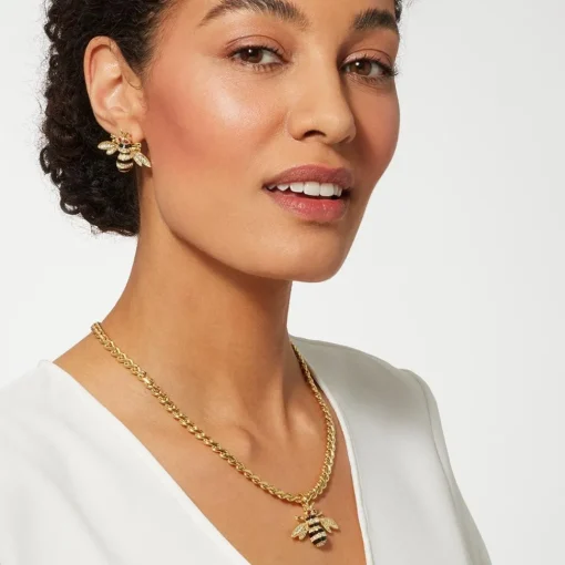 Jeweled Bee Stud Earrings*The Met Store Sale
