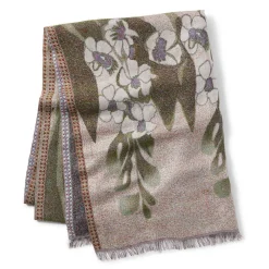 Louis C. Tiffany Gladioli Wool-Blend Shawl*The Met Store New