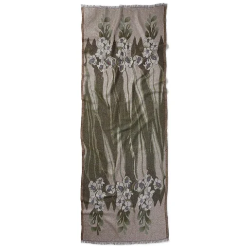 Louis C. Tiffany Gladioli Wool-Blend Shawl*The Met Store New