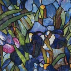 Louis C. Tiffany Irises Oblong Silk Scarf*The Met Store New