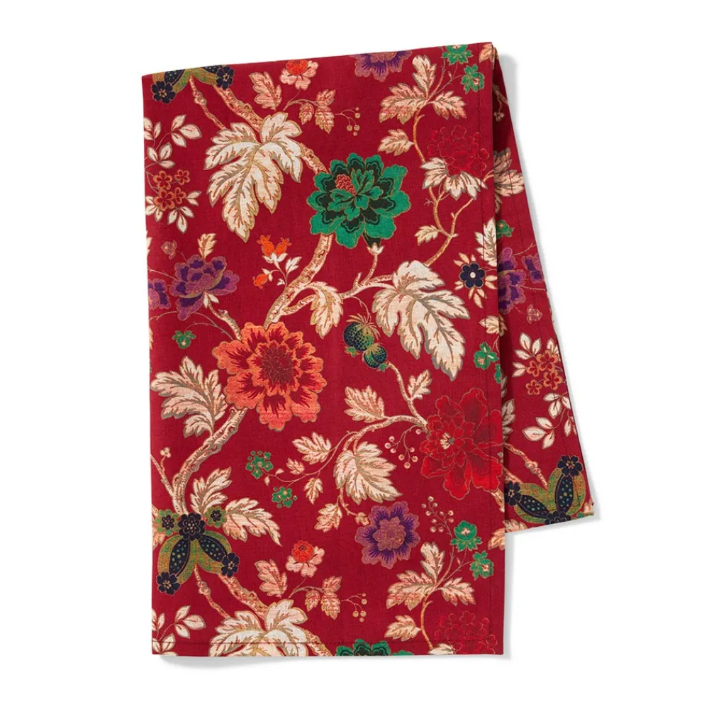 Lyon Floral Tea Towel*The Met Store Cheap