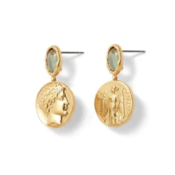 Mediterranean Coin Drop Earrings*The Met Store Online