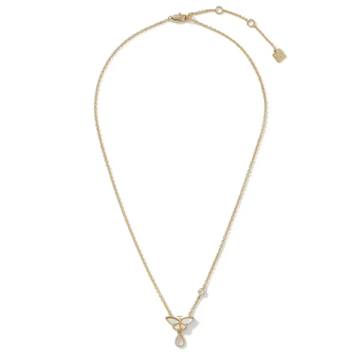 Meiji Butterfly Pendant Necklace and Drop Earrings Set*The Met Store Clearance