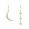 Moon and Stars Drop Earrings*The Met Store Clearance