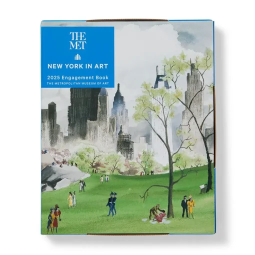 New York in Art Spiral-Bound Engagement Calendar 2025*The Met Store New