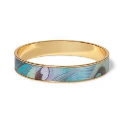 Peacock Feather Enamel Bangle*The Met Store Best Sale