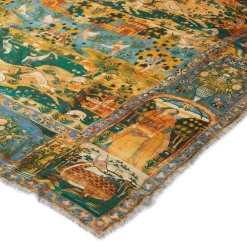 Persian Pictorial Textile Oversize Oblong Scarf*The Met Store Flash Sale