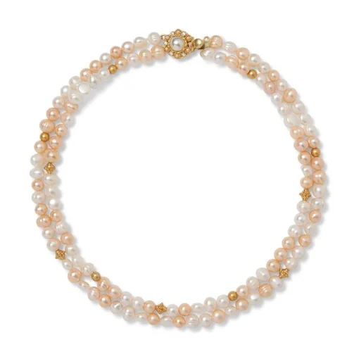 Philippine Pearl Double-Strand Necklace and Linear Drop Earrings Set*The Met Store Sale