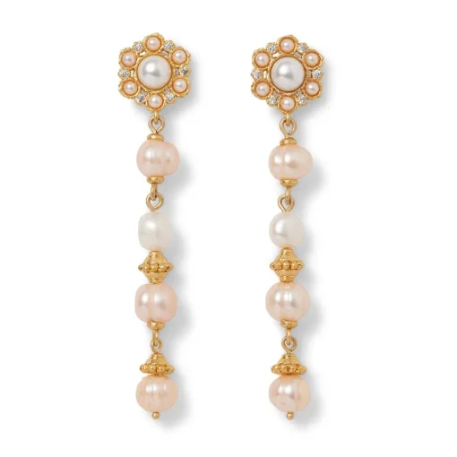 Philippine Pearl Double-Strand Necklace and Linear Drop Earrings Set*The Met Store Sale