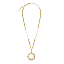 Philippine Pearl Magnifier Pendant Necklace*The Met Store Sale