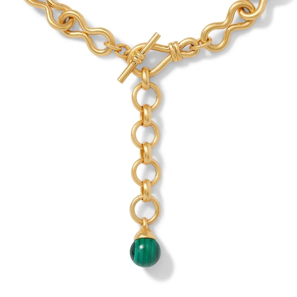 Roman Malachite Statement Necklace*The Met Store Fashion