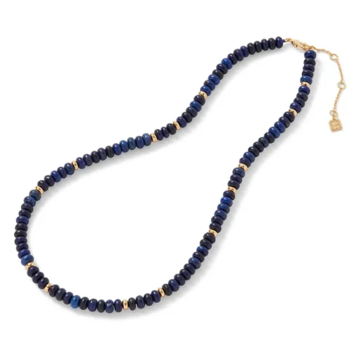 Royal Egyptian Beaded Lapis Necklace*The Met Store Outlet