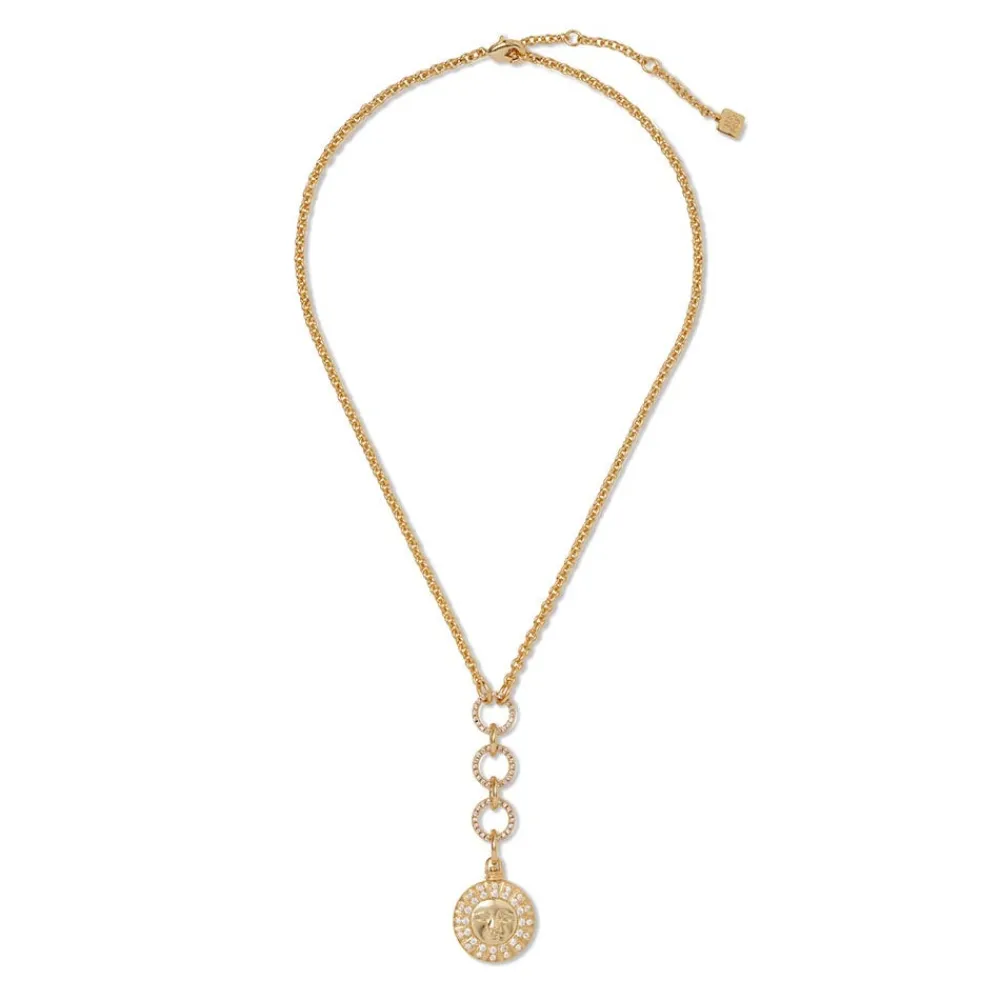 Spanish Day and Night Reversible Lariat Pendant Necklace*The Met Store Outlet