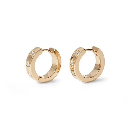 Star Huggie Earrings*The Met Store Fashion