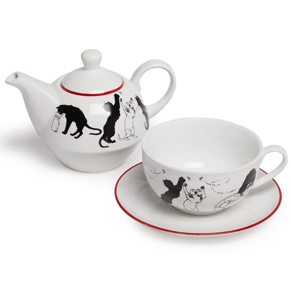 Steinlen Cats Tea-for-One Set*The Met Store Cheap