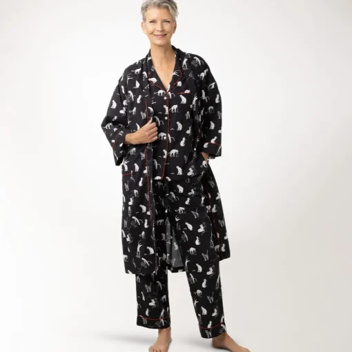 Steinlen Cats Unisex Cotton Robe*The Met Store Best