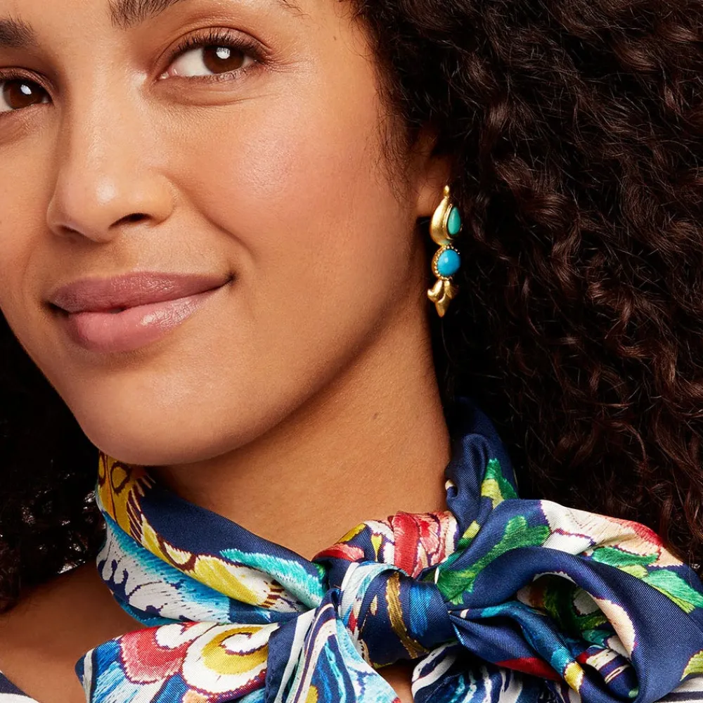 Tibetan Turquoise Drop Earrings*The Met Store Flash Sale