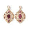 Turkish Amethyst Statement Earrings*The Met Store Fashion