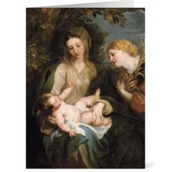 Van Dyck: Virgin and Child with Saint Catherine of Alexandria Holiday Cards*The Met Store Hot