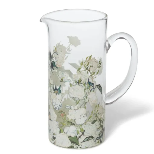 Van Gogh Roses Glass Pitcher*The Met Store New