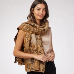 Victorian Foliate Jacquard Shawl*The Met Store Discount