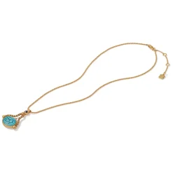 Wedjat Eye Scarab Spinning Pendant Necklace*The Met Store Best