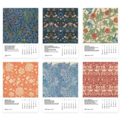 William Morris Plexiglass Calendar Refill 2025*The Met Store Shop