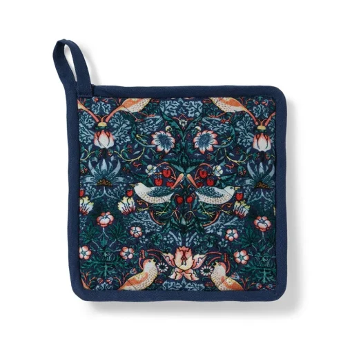 William Morris Strawberry Thief Pot Holder and Oven Mitt Set*The Met Store Clearance