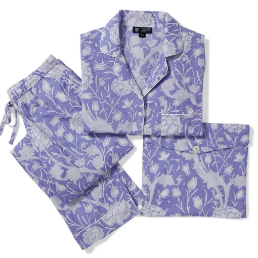 William Morris Wild Tulip Women's Cotton Pajamas*The Met Store Hot