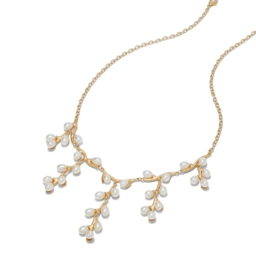 Willow Catkins Pearl Bib Necklace*The Met Store Hot